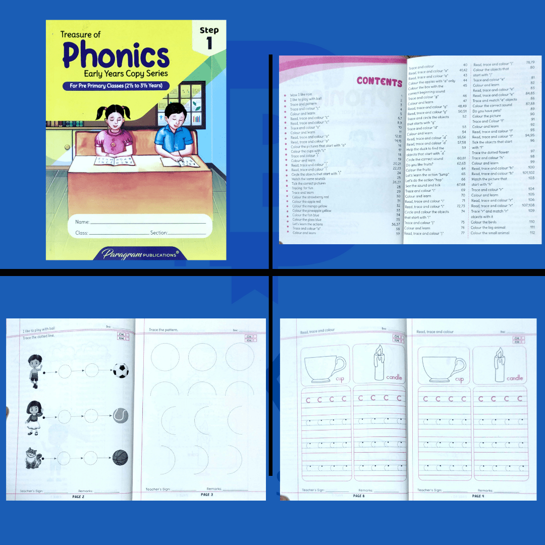 Play Group learning  Practice Copies( age 2.5-3.5)