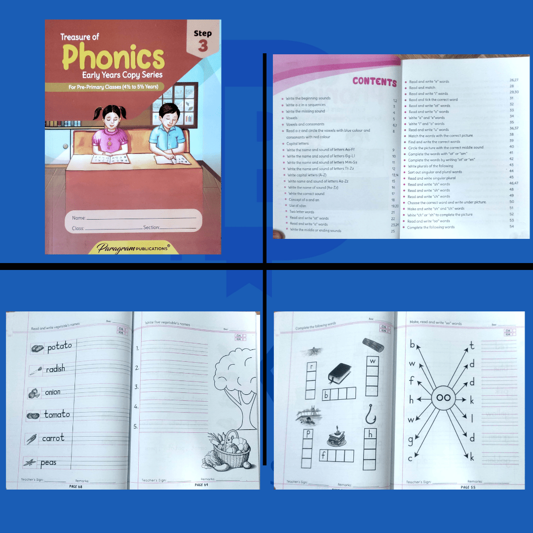 Kindergarten Learning Practice Copies(Age 5+)