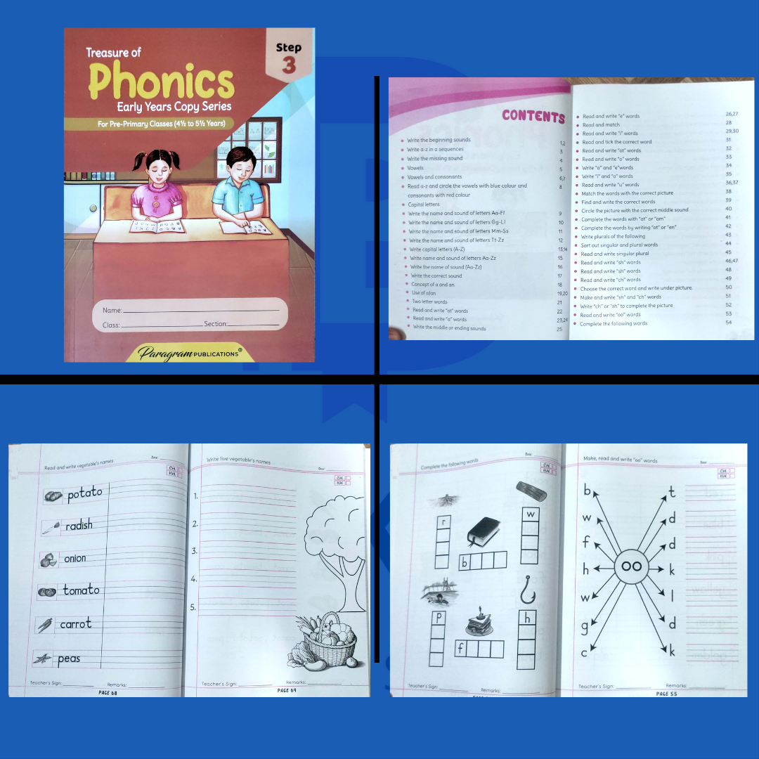 Paragram Phonics Copy 3 (Kindergarten)