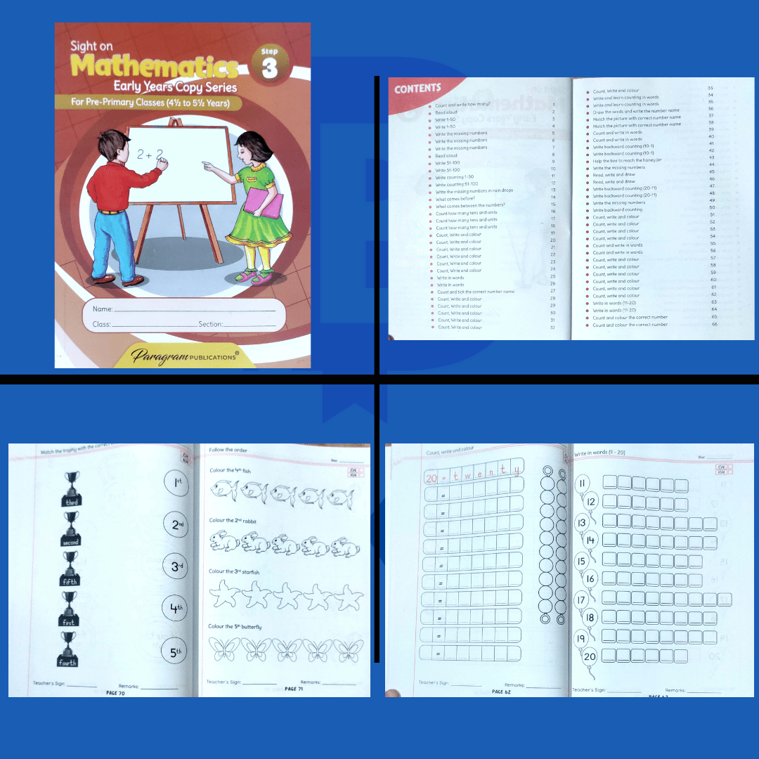 Kindergarten Learning Practice Copies(Age 5+)