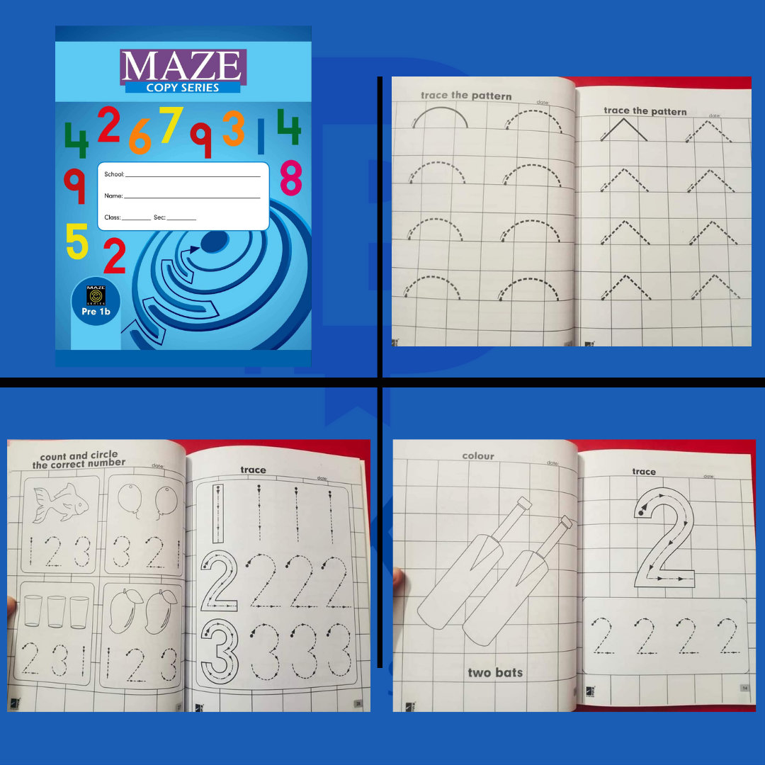 Maze Maths Copy 1B