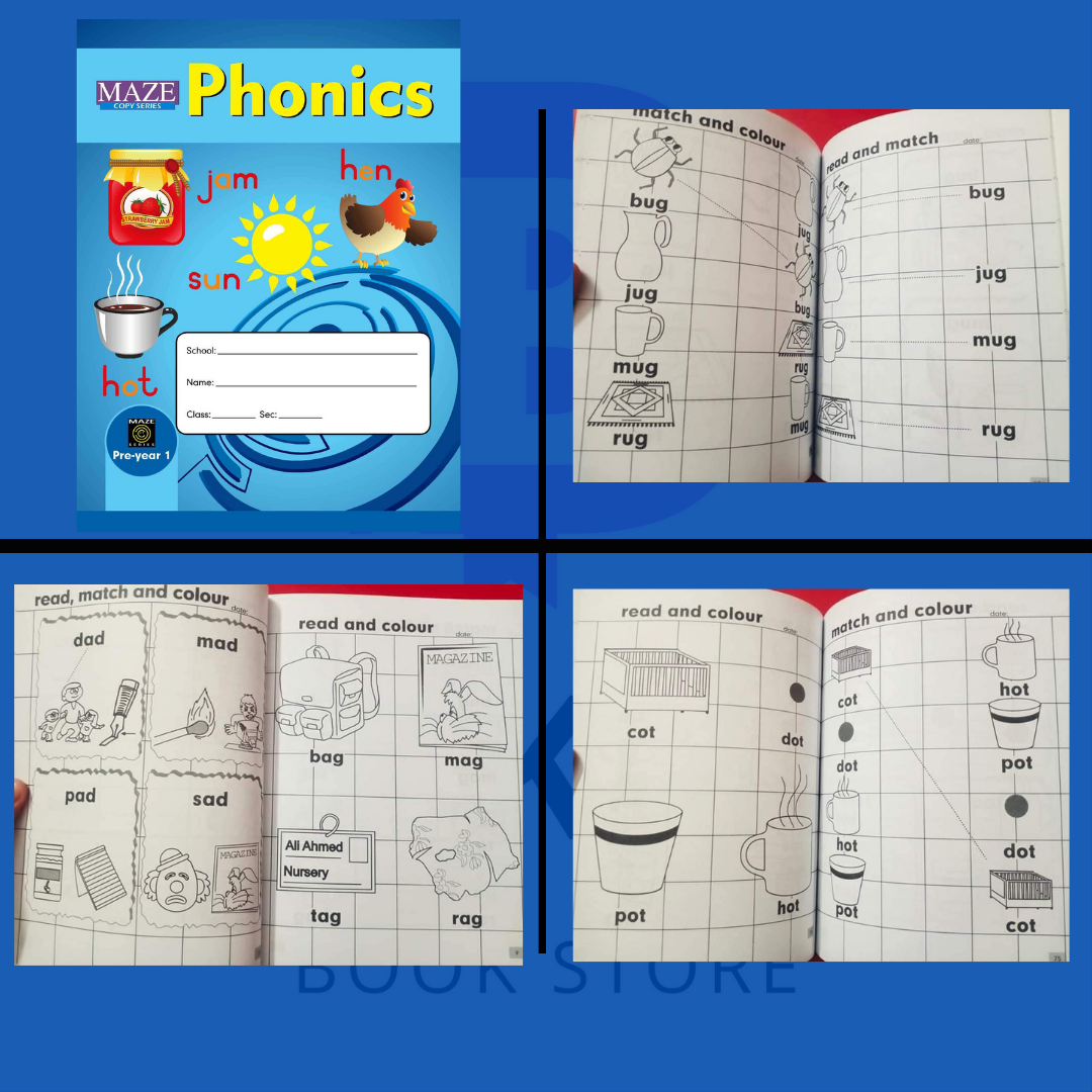 Maze Phonics Copy Pre-Year 1