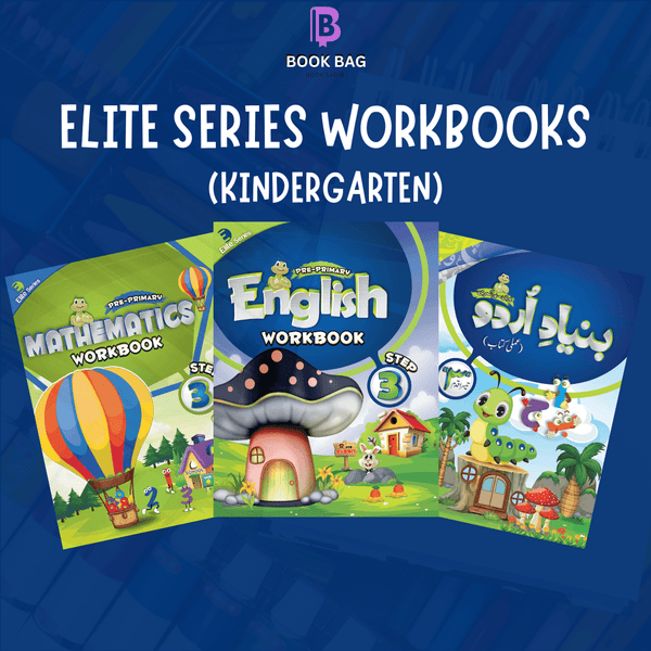 Elite Kindergarten Workbooks (Pack of 3)