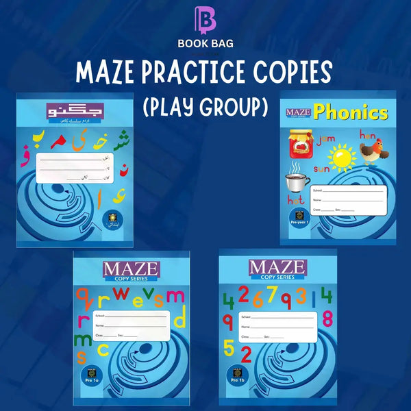 Budget-friendly Playgroup practice Copies (pack of 4)(age3-5)