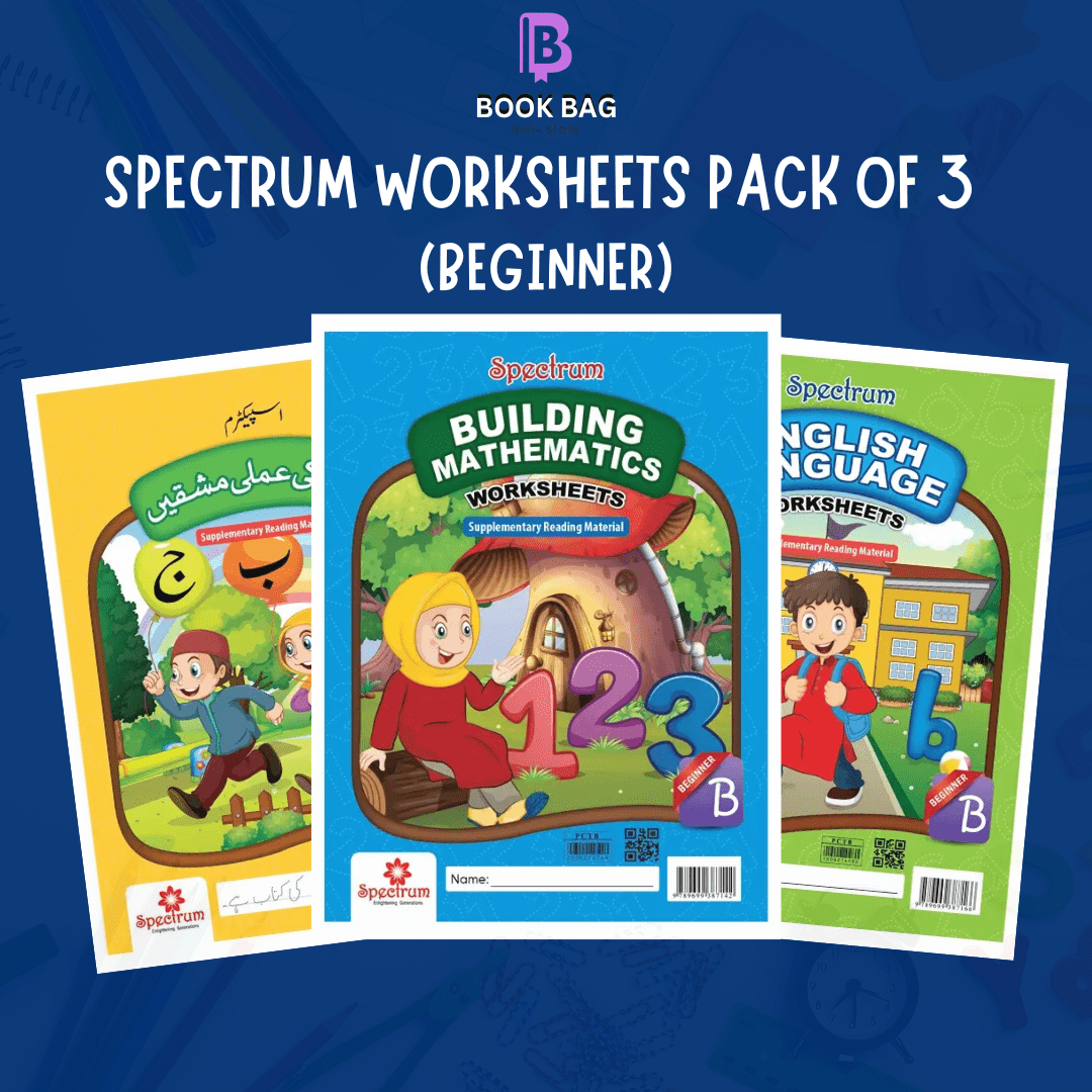 Spectrum Worksheets Play Group (Pack of 3)