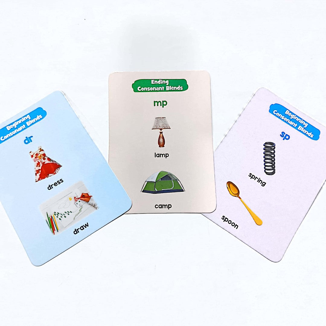 Smart Flash Cards: Advanced Phonics (32 Double sided cards)